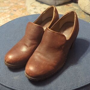 B.O.C. BORN Carla Vintage Modern Brown Ankle Booties Boots Heels